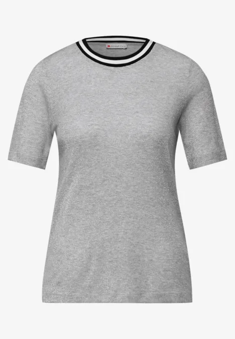 Glitzerndes T-Shirt pelican grey Glitzerndes T-Shirt pelican grey
