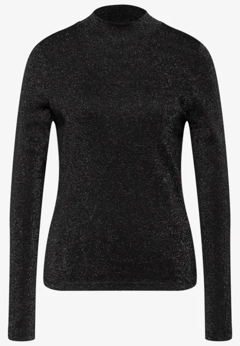 Glitzerndes Shirt Black Glitzerndes Shirt Black