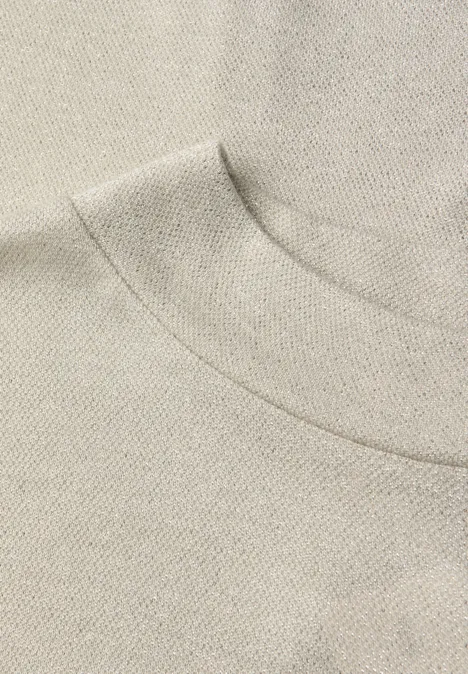 Glitzerndes Shirt soft beige Glitzerndes Shirt soft beige