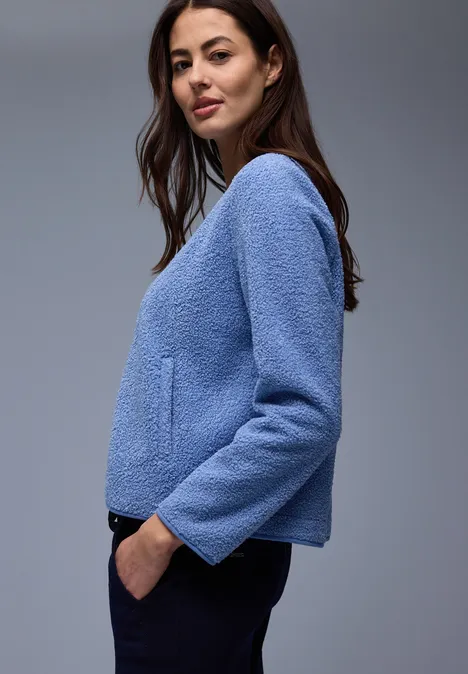 Veste souple bonnet blue