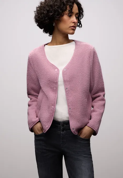 Weiche Jacke light ibis rose