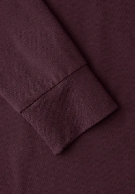 Shirt met rimpels Jazz Berry