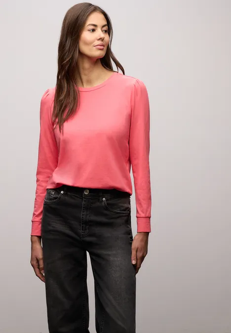 Shirt met rimpels null