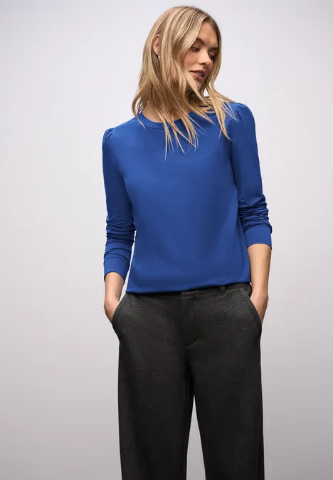 Shirt met rimpels null