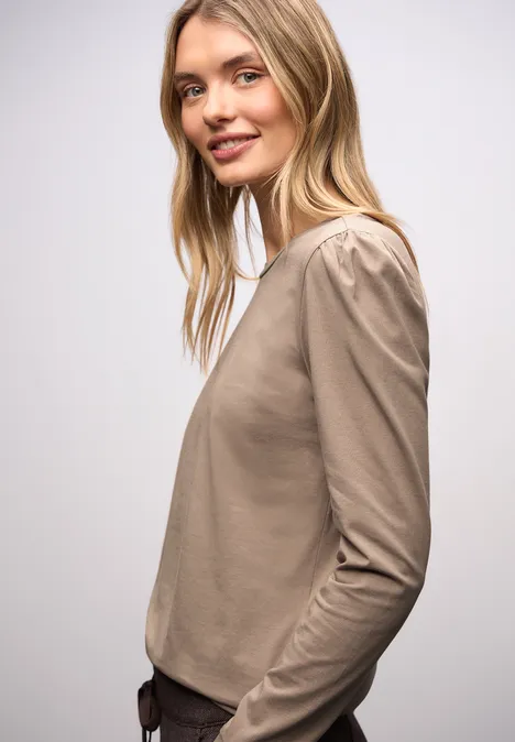 Shirt met rimpels null