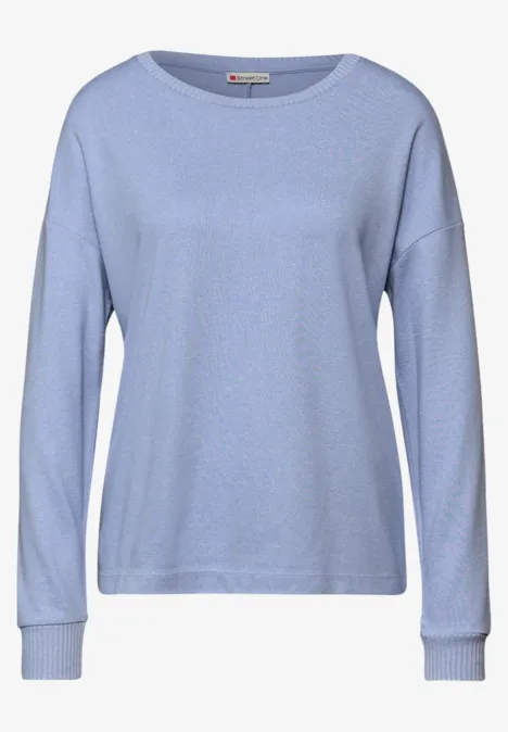 Melange Shirt frosted blue mel.
