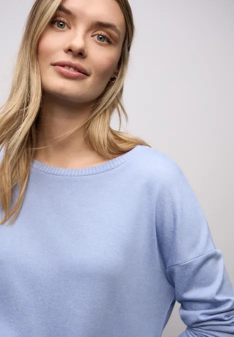 Melange Shirt frosted blue mel.