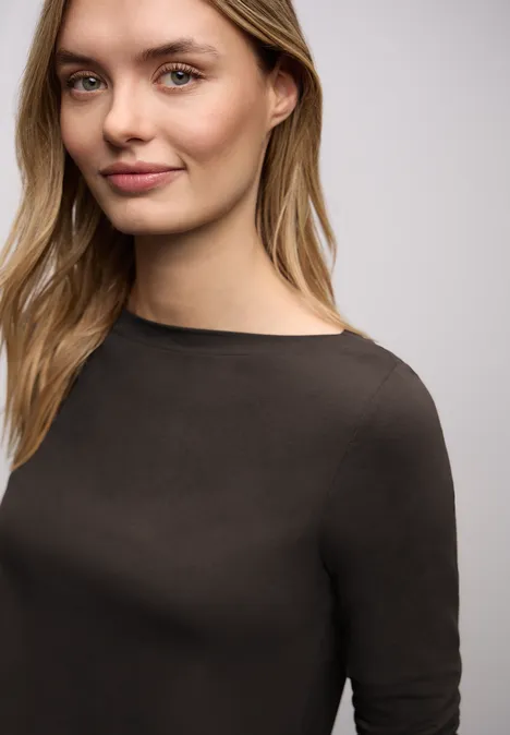 Longstyle Shirt rustic brown