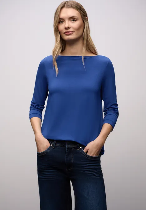 Longstyle Shirt amparo blue