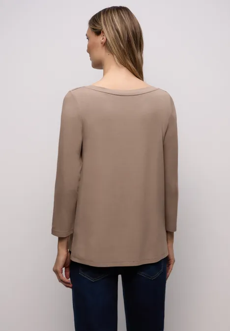 Longstyle Shirt light terra mocha