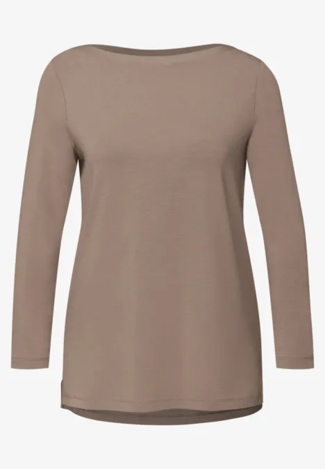 Longstyle Shirt light terra mocha