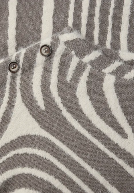 Shirt met zachte gebreide look light terra mocha Shirt met zachte gebreide look light terra mocha