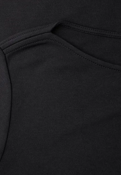 Shirt in Unifarbe Black