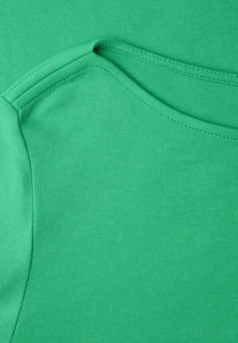 Shirt in Unifarbe arcadia green