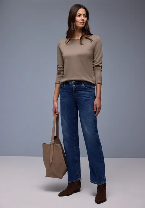 T-shirt en couleur unie light terra mocha