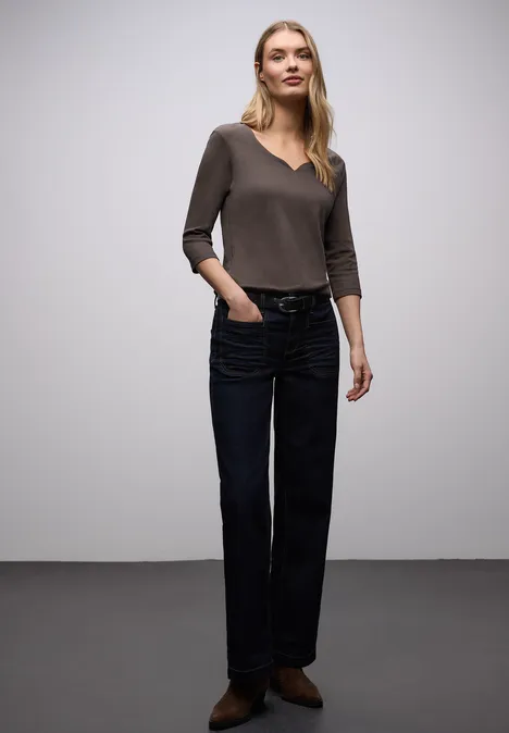 Shirt mit Herzausschnitt molten earth Shirt mit Herzausschnitt molten earth