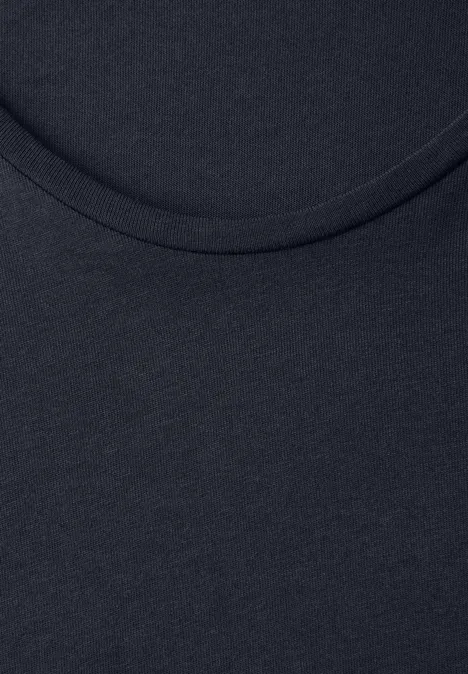 T-Shirt mit Turn-Up shadowed navy
