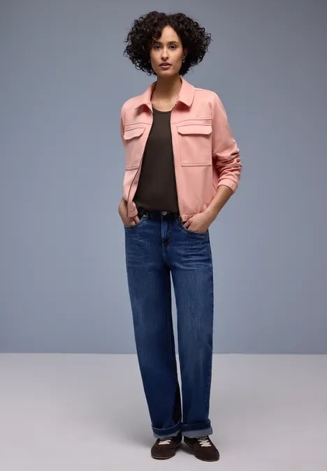 T-Shirt mit Turn-Up molten earth