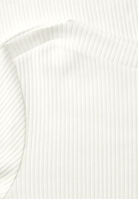 Shirt in Rippstruktur off white Shirt in Rippstruktur off white