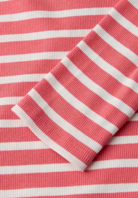 Gestreiftes Shirt striking coral