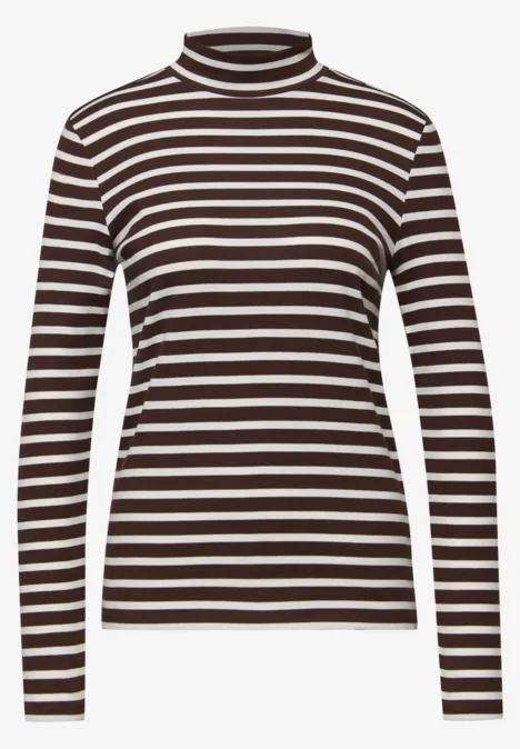 Gestreiftes Shirt molten earth