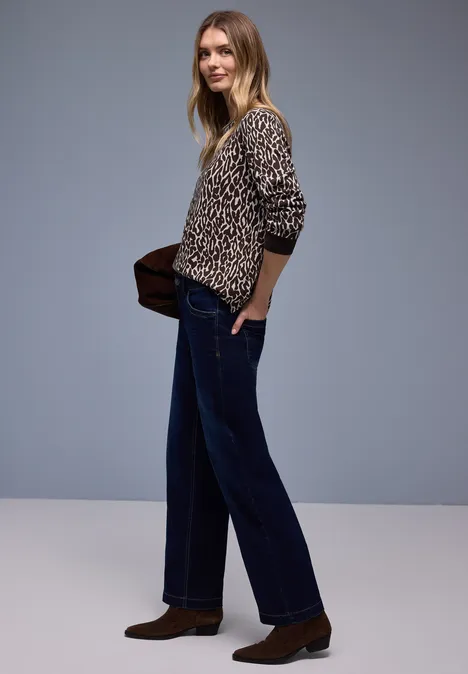 Żakardowa koszula Leo molten earth