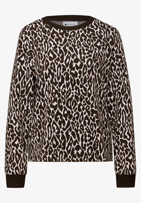 Żakardowa koszula Leo molten earth