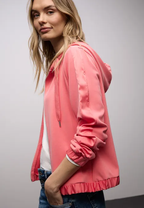 Hoodie Jacke striking coral Hoodie Jacke striking coral