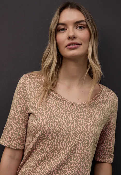 Leo T-Shirt light apricot Leo T-Shirt light apricot