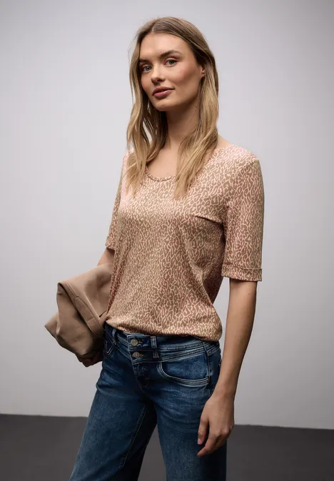 Leo T-Shirt light apricot Leo T-Shirt light apricot