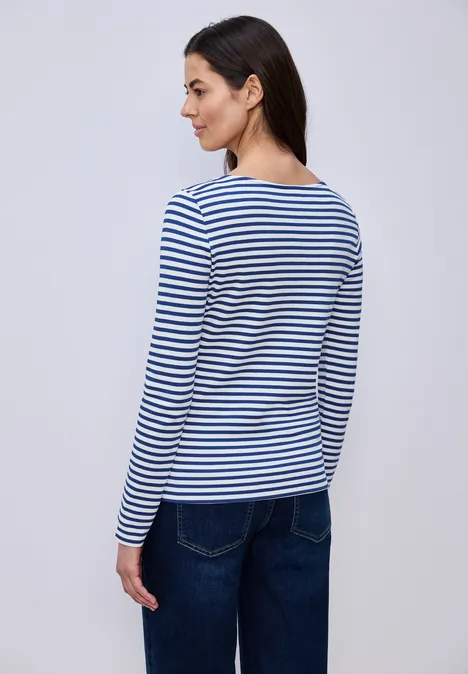 Gestreiftes Shirt amparo blue