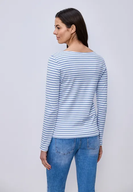 Gestreiftes Shirt bonnet blue