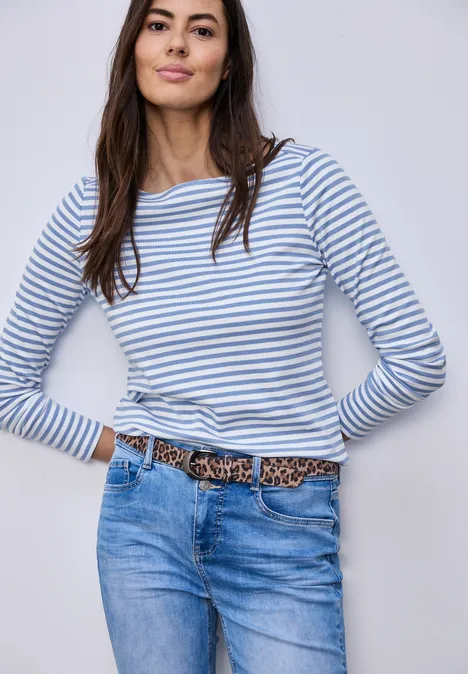 Gestreiftes Shirt bonnet blue