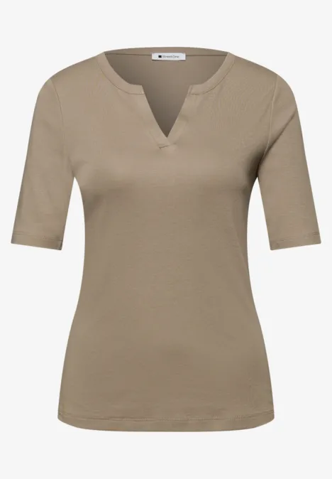 Basic Shirt light terra mocha