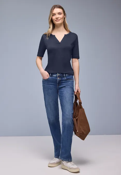 Basic shirt shadowed navy