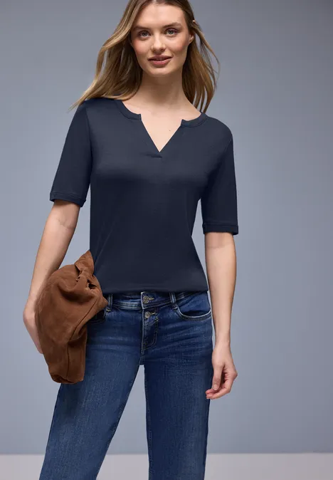 Basic shirt shadowed navy