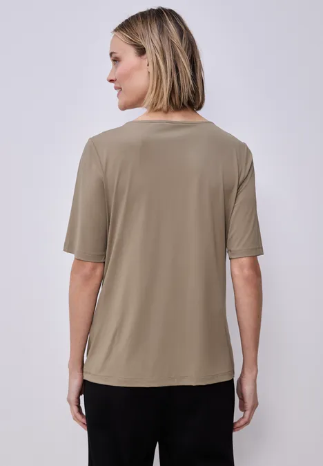 Basic shirt light terra mocha