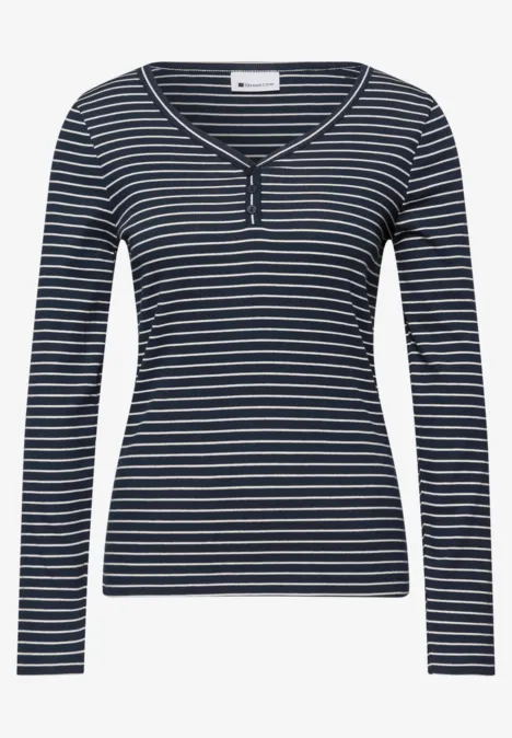 Gestreiftes Shirt shadowed navy