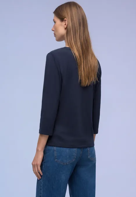 Shirt im Tunika-Look shadowed navy