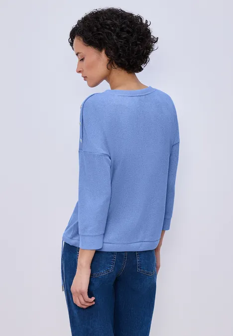Shirt mit Knopfdetail bonnet blue Shirt mit Knopfdetail bonnet blue