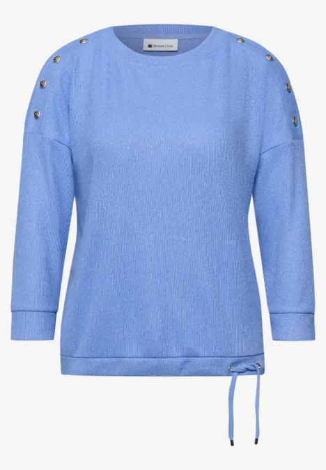 Shirt mit Knopfdetail bonnet blue Shirt mit Knopfdetail bonnet blue