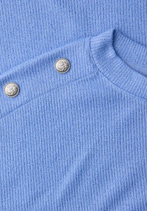 Shirt mit Knopfdetail bonnet blue Shirt mit Knopfdetail bonnet blue