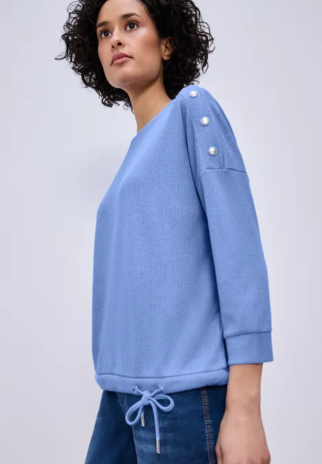 Shirt mit Knopfdetail bonnet blue Shirt mit Knopfdetail bonnet blue