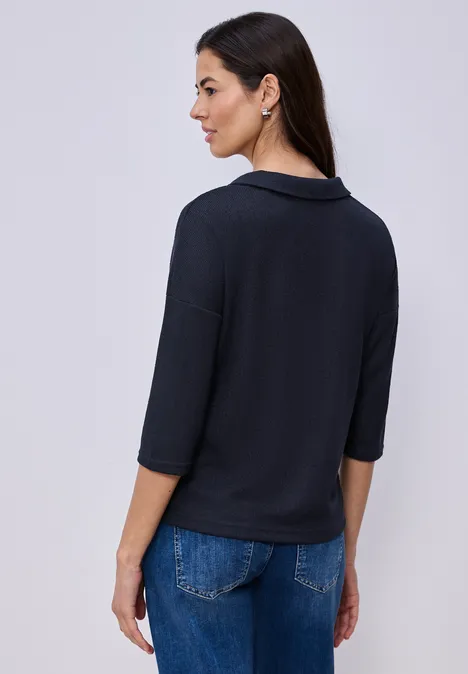 T-shirt en couleur unie shadowed navy