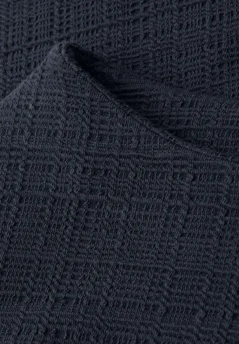 Strukturshirt shadowed navy