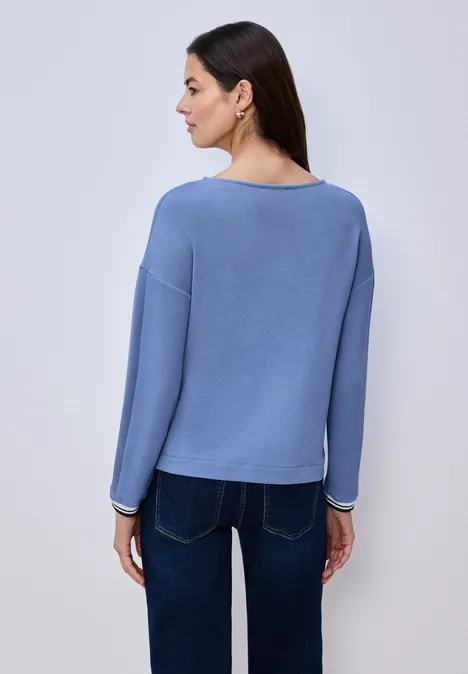 Strukturshirt mit Tape bonnet blue Strukturshirt mit Tape bonnet blue