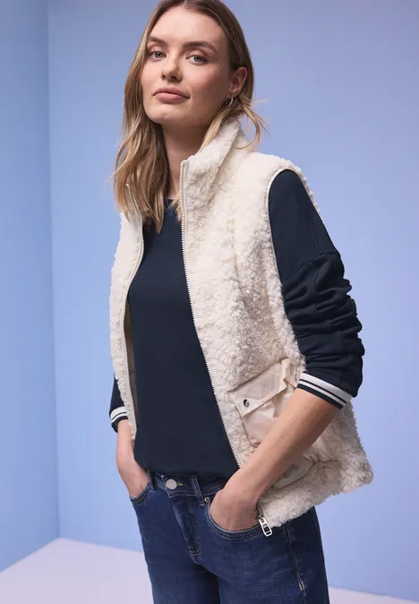 Strukturshirt mit Tape shadowed navy