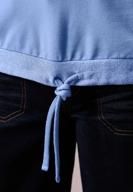 T-shirt avec imprimé bonnet blue