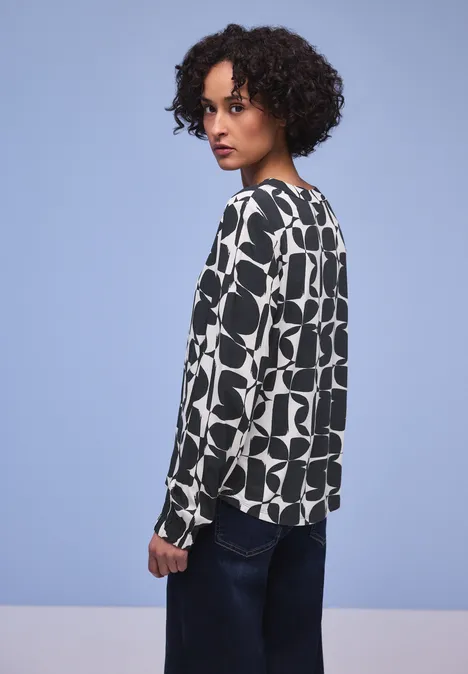 Gemustertes Shirt shadowed navy Gemustertes Shirt shadowed navy