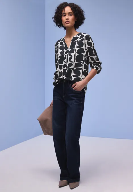 Gemustertes Shirt shadowed navy Gemustertes Shirt shadowed navy